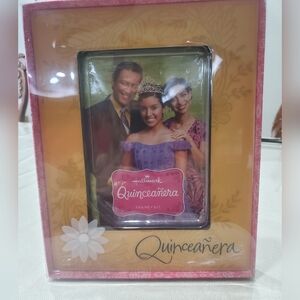 Hallmark Quinceañera Frame with Purple and Gold Accents